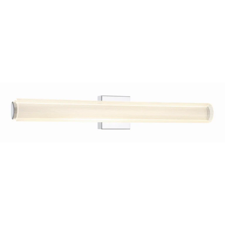 Chrome LED Bathroom Vanity Light from the Razors Edge Collection