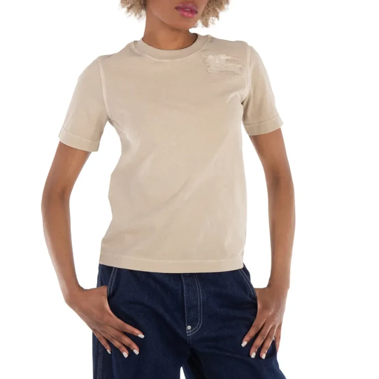 Burberry Equestrian Knight-Patch Cotton T-Shirt