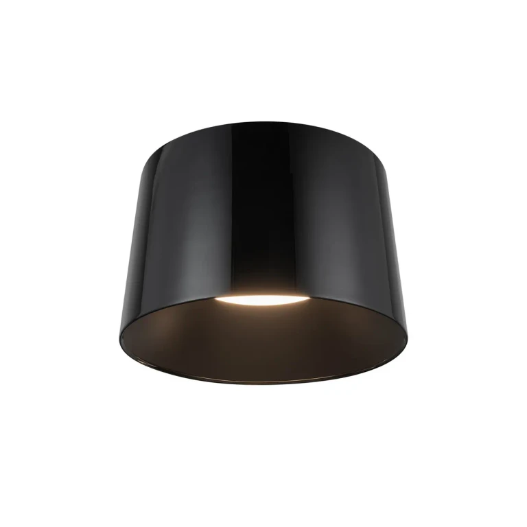 Jet Black LED Flush Mount from the Etta Collection