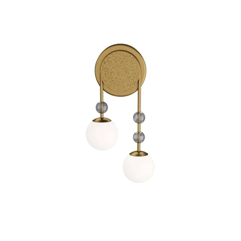 Antique Brass Wall Sconce from the Beverly Collection