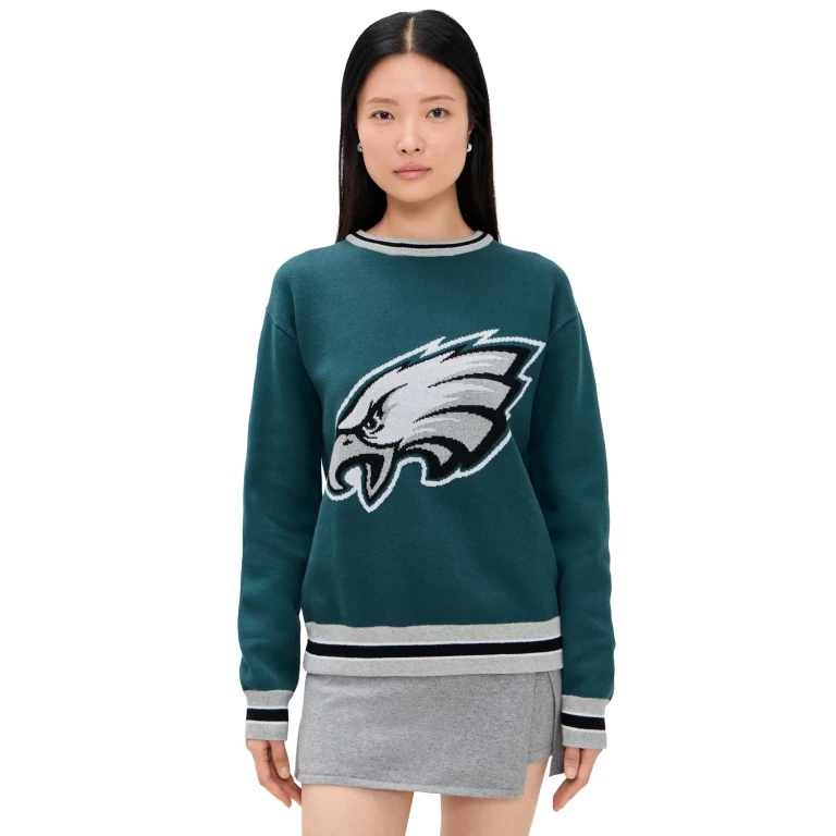 Terez Eagles Crewneck Sweater Eagles Midnight Green XL