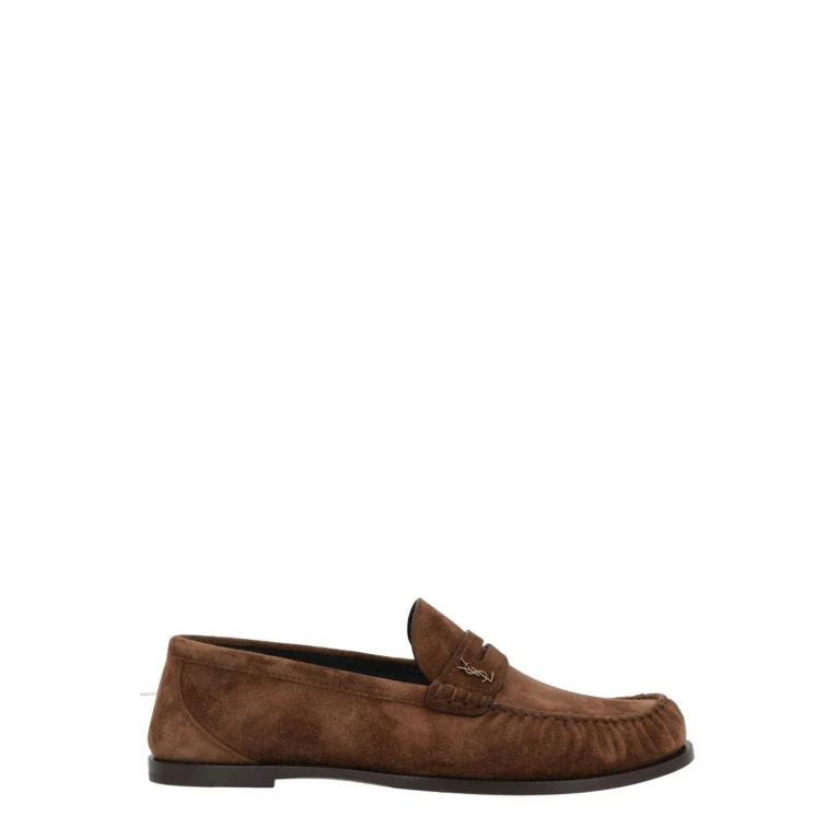 Saint Laurent Laurent Logo Plaque Loafers