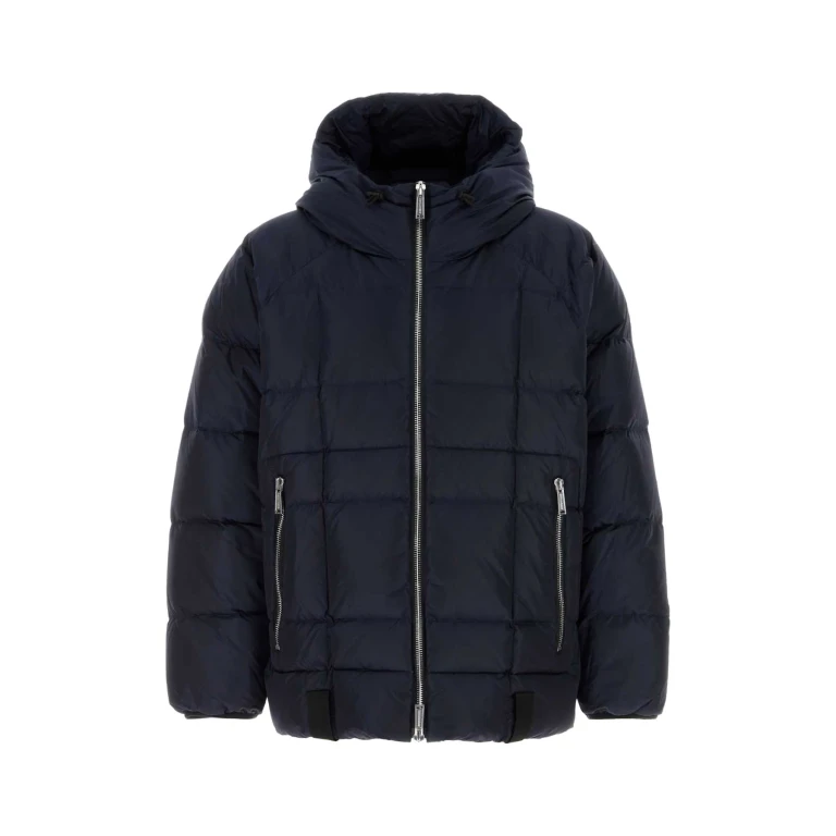 Dsquared2 Navy Blue Nylon Down Jacket