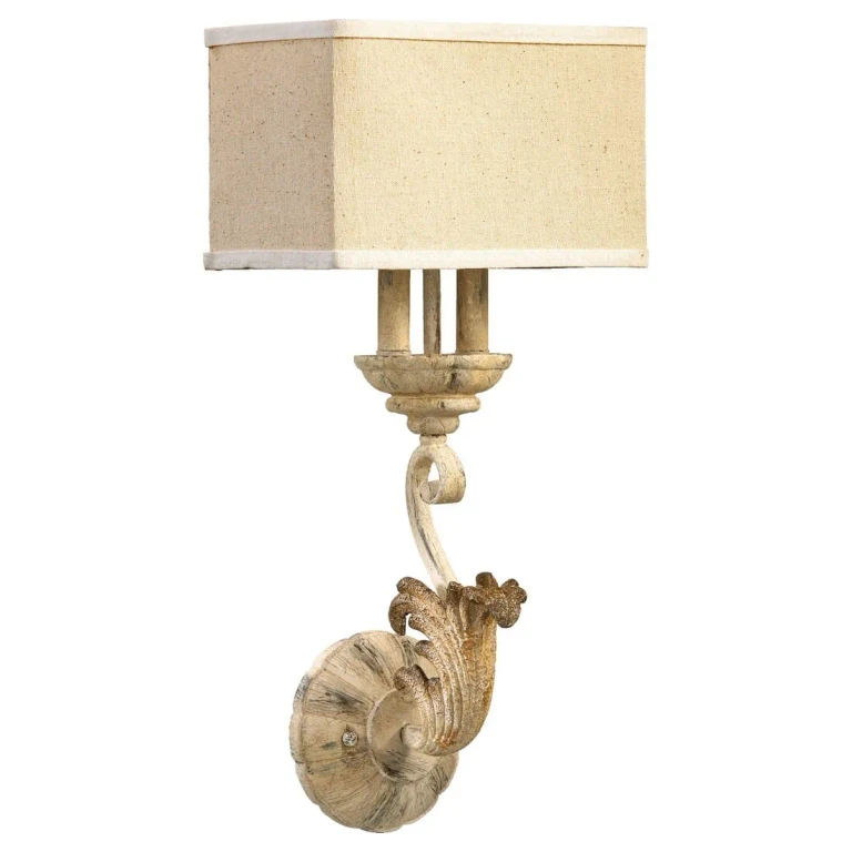 Quorum Florence 2-Light 23" Wall Sconce in Persian White