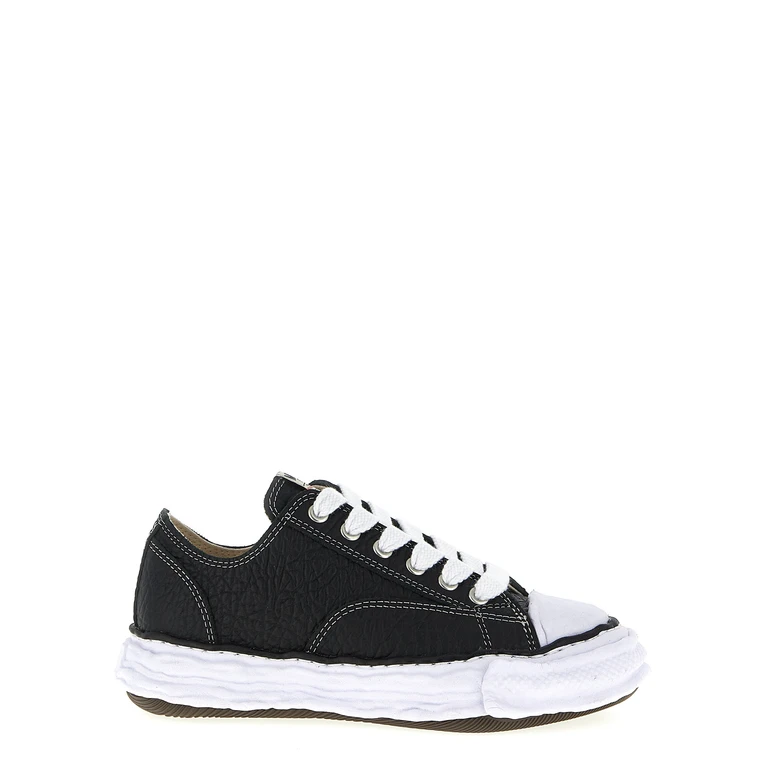 Bicolor Cowhide Sneakers - Men
