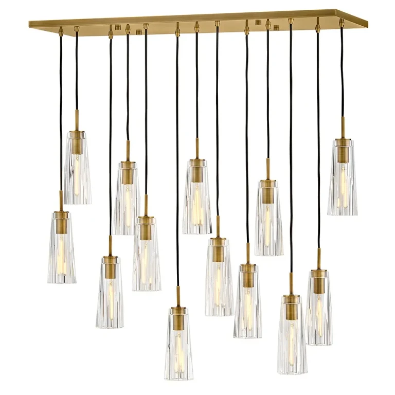 Heritage Brass LED Linear from the Cosette Collection