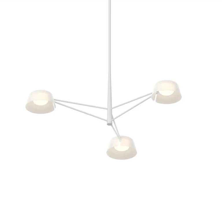 Warm Gray LED Pendant from the Ray Collection