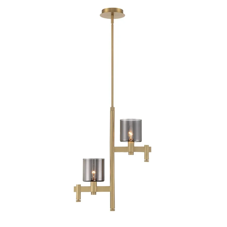 Brushed Gold Pendant from the Decato Collection