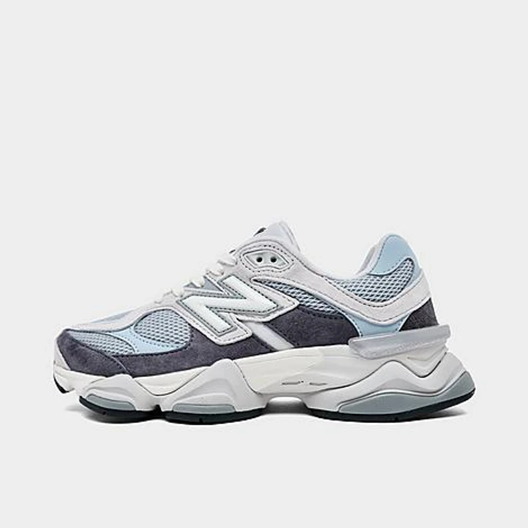 New Balance Women's 9060 Casual Shoes in Grey/Blue/Stone Size: 5.5