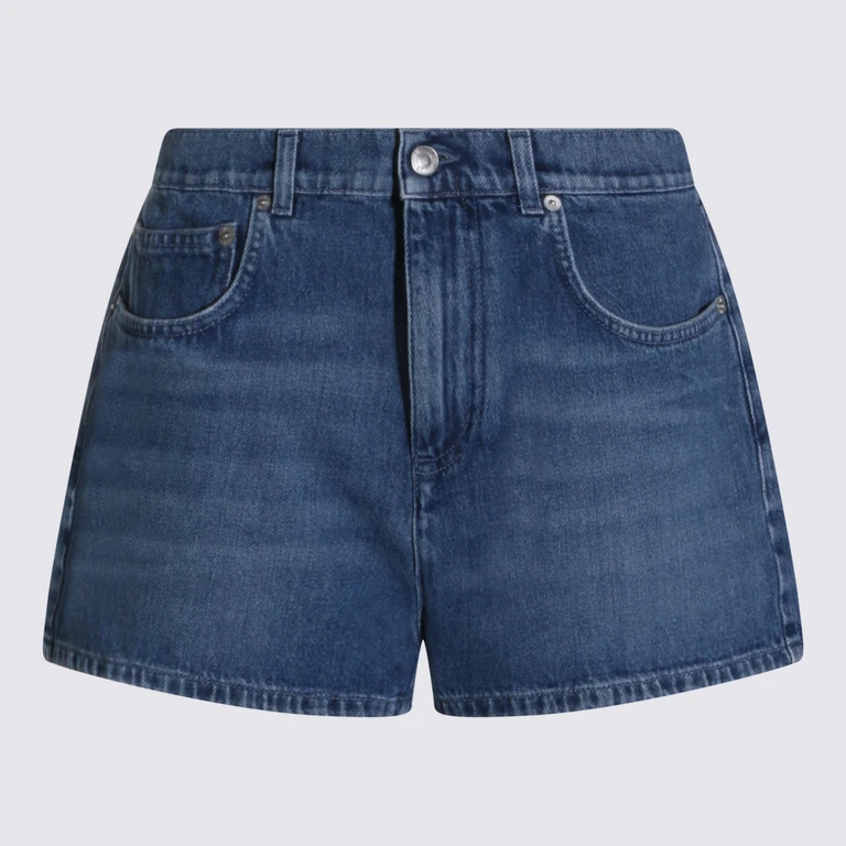 Moschino Shorts Blue _co - Women
