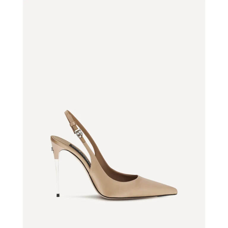 DOLCE & GABBANA Satin Slingback Pumps Female 38