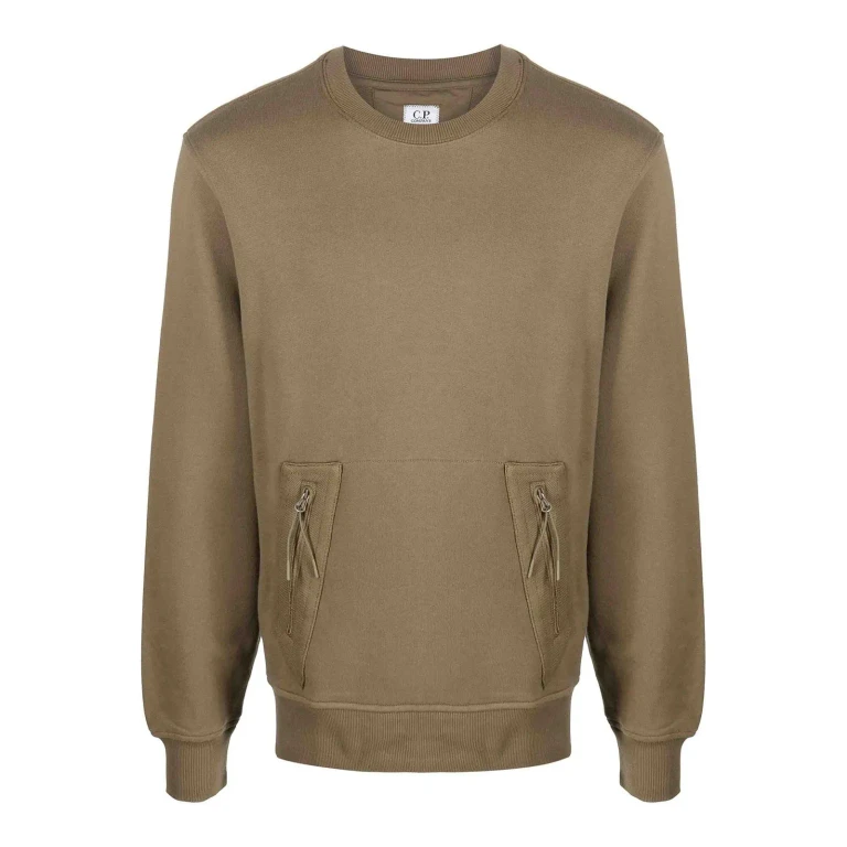 C. P. Company Pull Col Rond - Marron