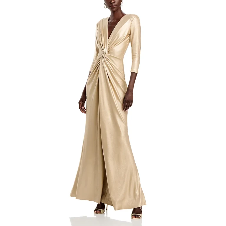 Chiara Boni La Petite Robe Arata Twist Front Long Gown