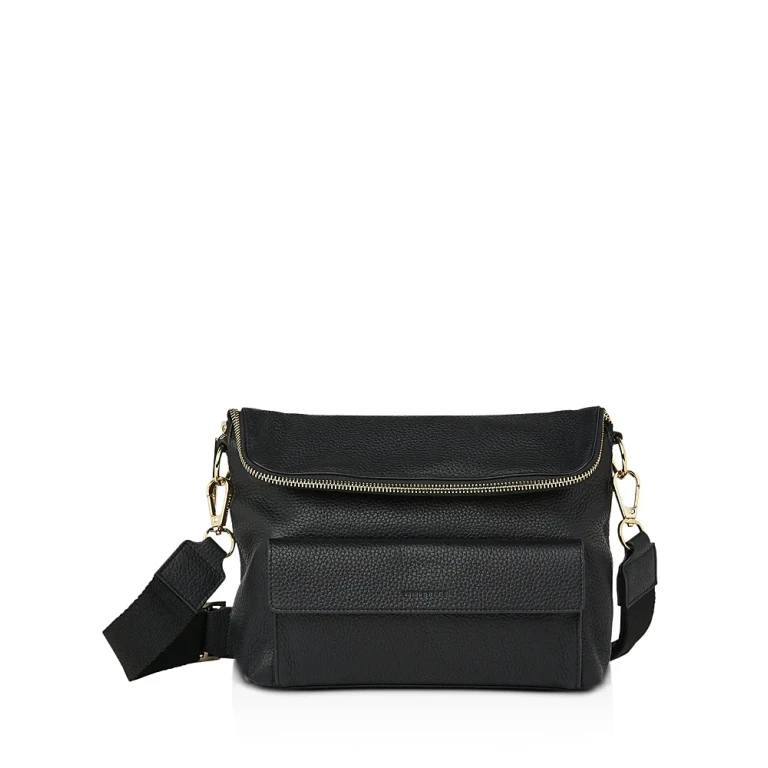 Whistles Vida Pebbled Leather Crossbody