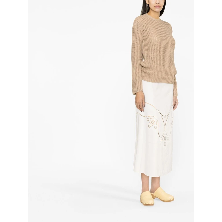 Chloè Skirts White Polyester - Women