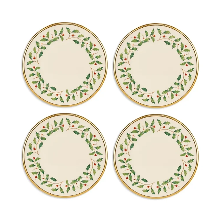 Lenox Holiday Dinnerware Salad Plates, Set of 4