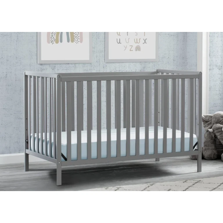 Heartland Gray 4-in-1 Convertible Crib