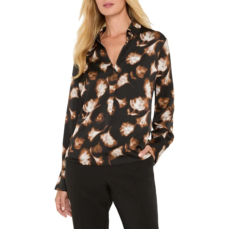 Nic+Zoe Golden Ginko Top