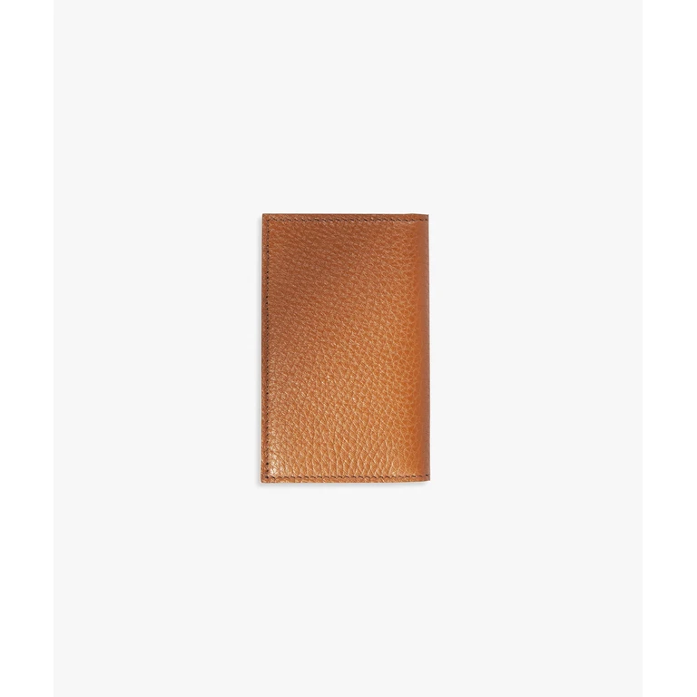 Larusmiani Vertical Card Holder St. moritz Sienna Credit And Business - Unisex