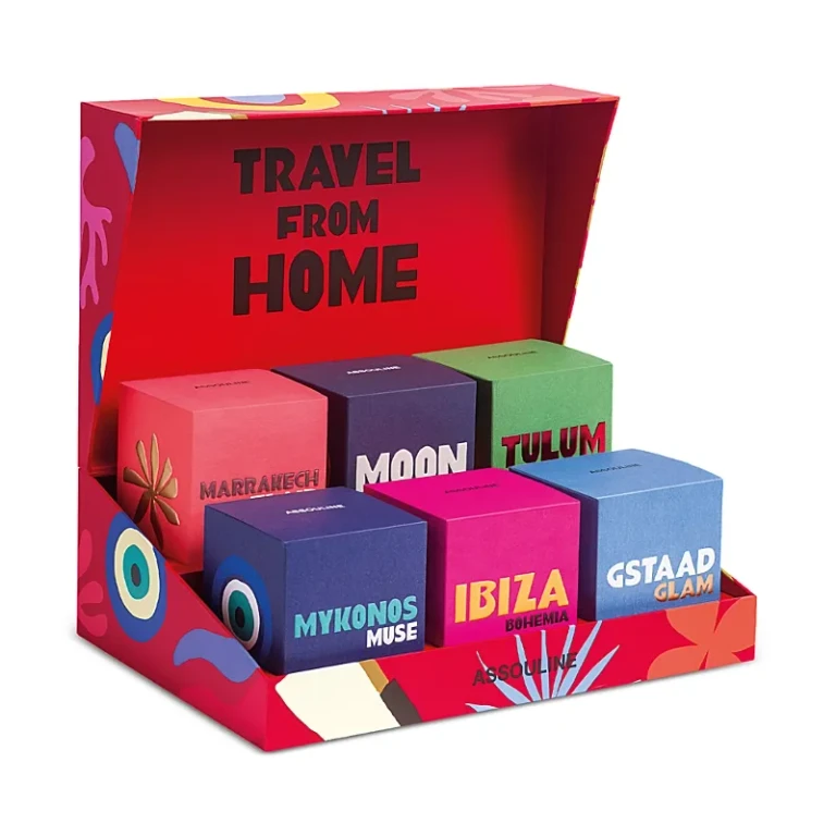 Assouline Travel From Home Scented Candle Set