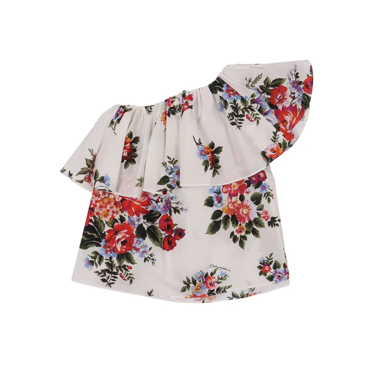 Dolce & Gabbana Junior Top White Cotton