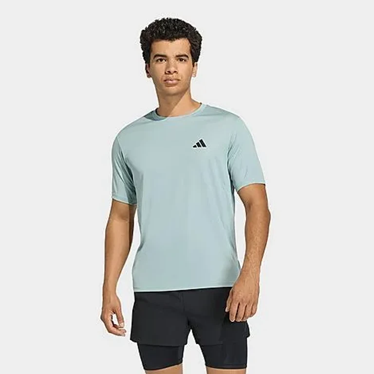 adidas Men's Workout Essentials Base T-Shirt in Wonder Sage Size: Large