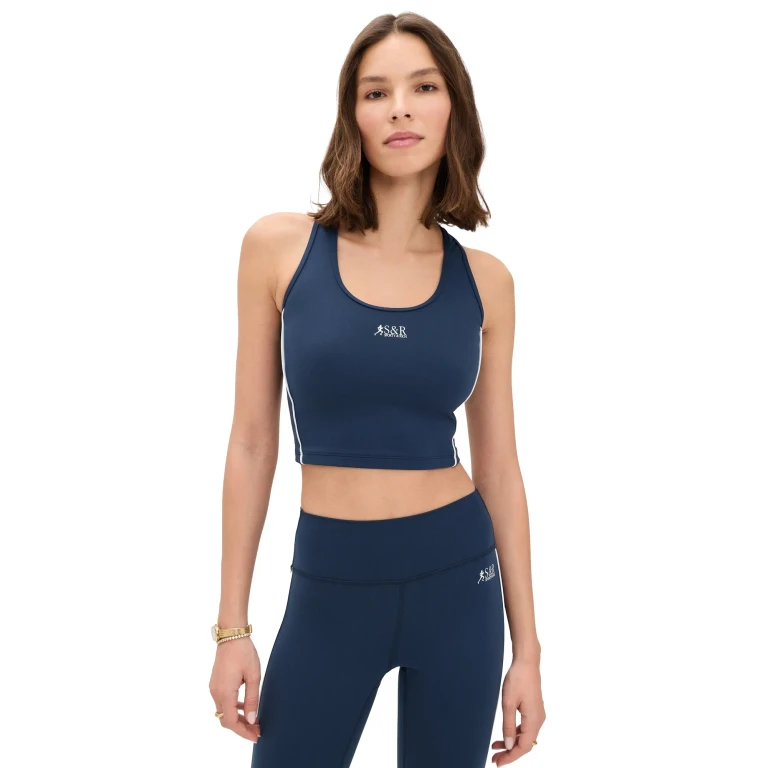 Sporty & Rich SR Runner Sports Tank Light Navy S