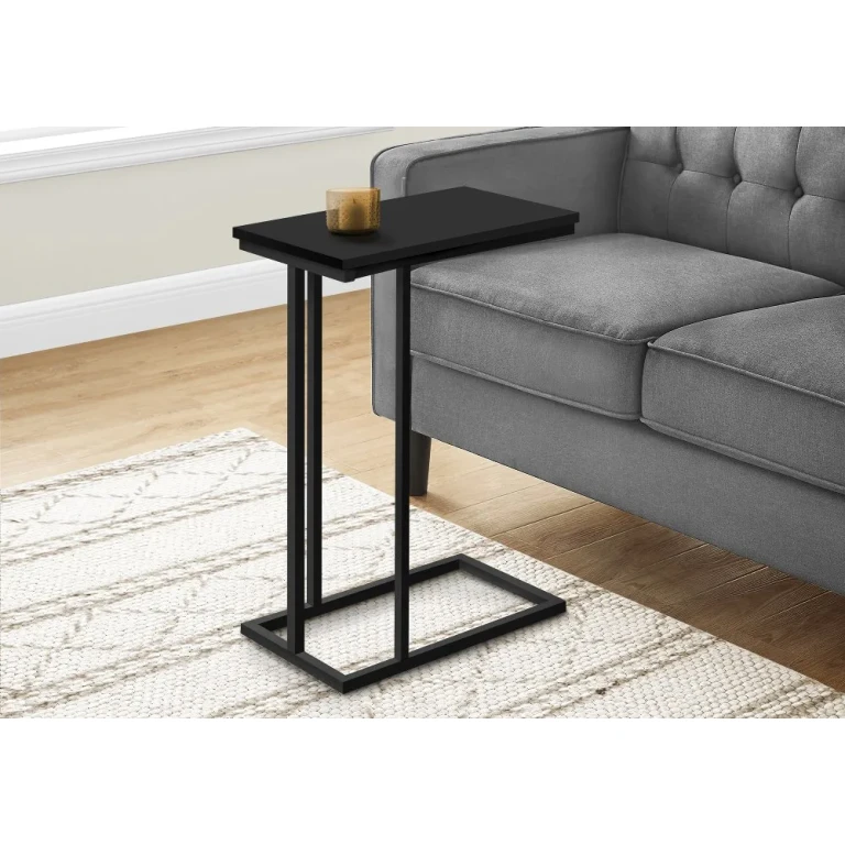 Eliza Black Contemporary Accent Table
