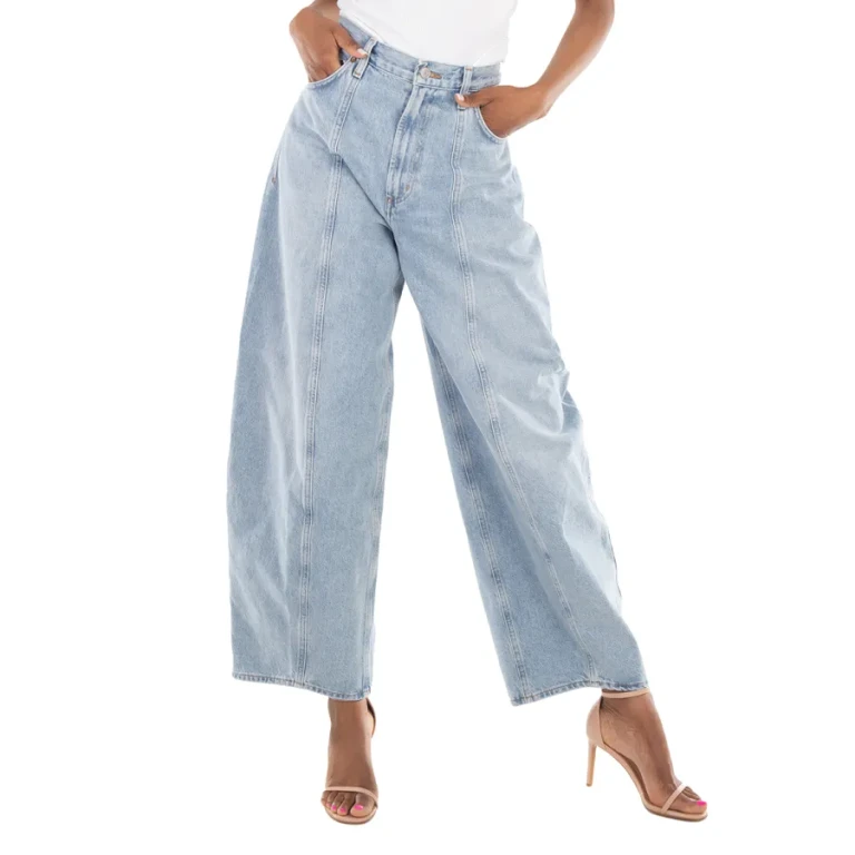 Agolde Ladies Exposure (Med Wsh Ind) Kristen Wide Leg Jeans