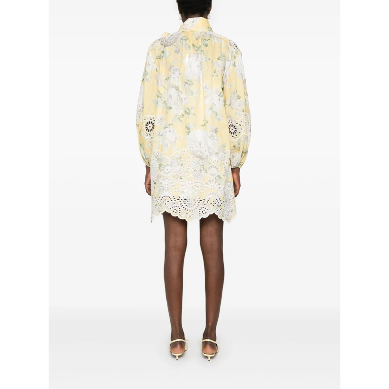 Zimmermann Dresses Yellow Linen - Women