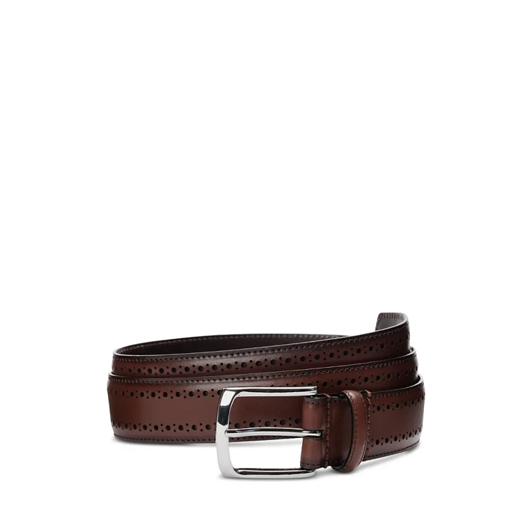 Allen Edmonds Men's Manistee Burnished Leather Belt