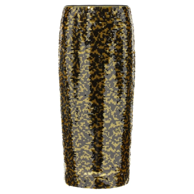 Staud Jupe Midi - Jaune