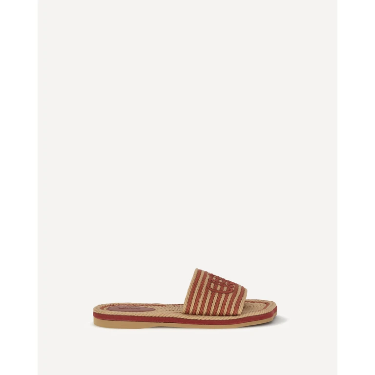 CHLOÉ Raffia Sandals Female 37
