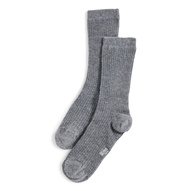 Stems Cloud Cashmere Crew Socks Grey One Size