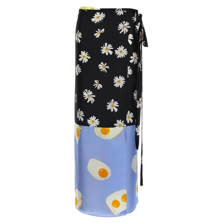 Moschino Multicolor Silk Mini Skirt - Women
