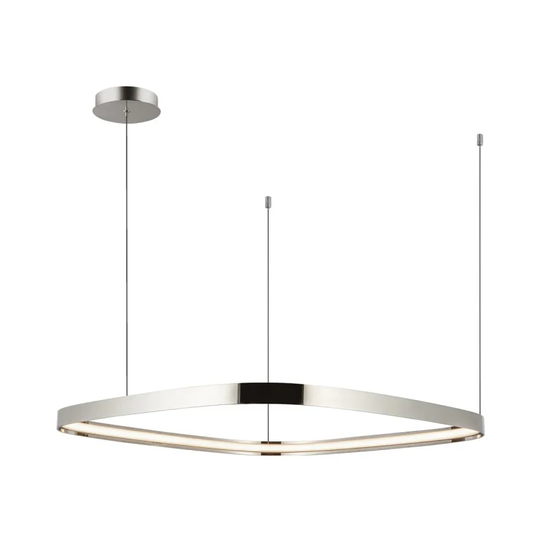 Polished Nickel LED Pendant from the Yukon Collection
