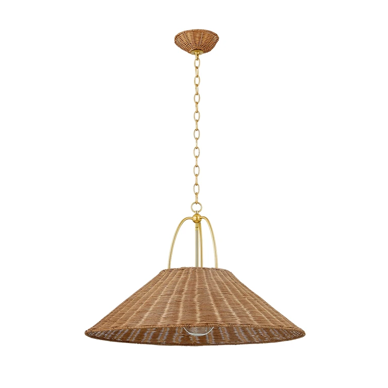 Aged Brass Pendant from the Davida Collection
