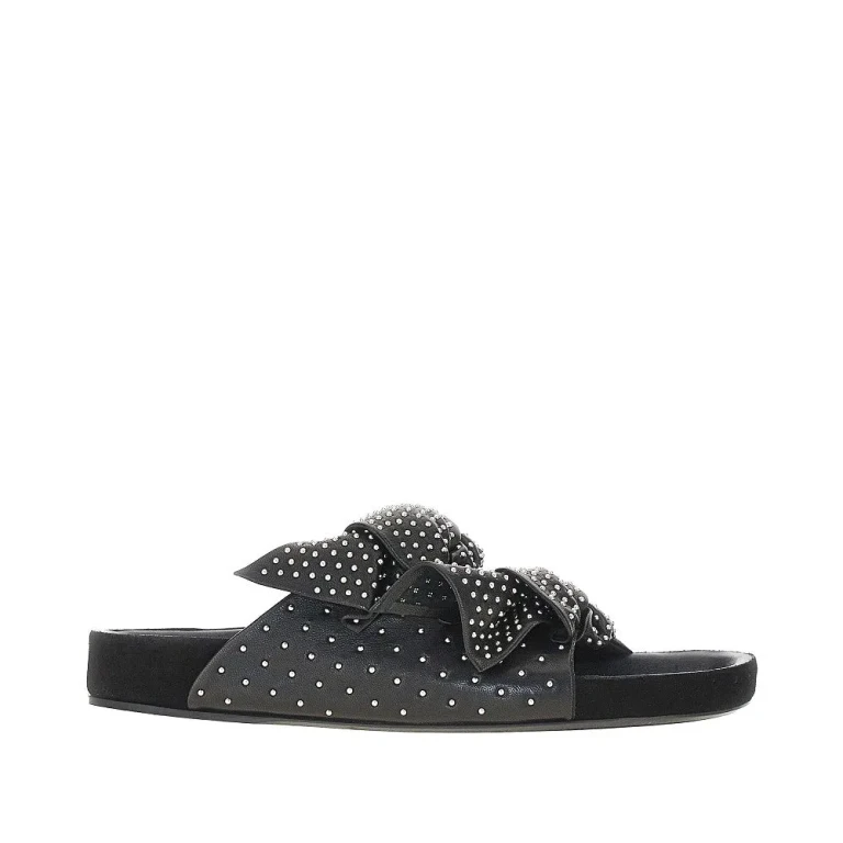 Sandales Lennyo Bow en cuir nappa Isabel Marant