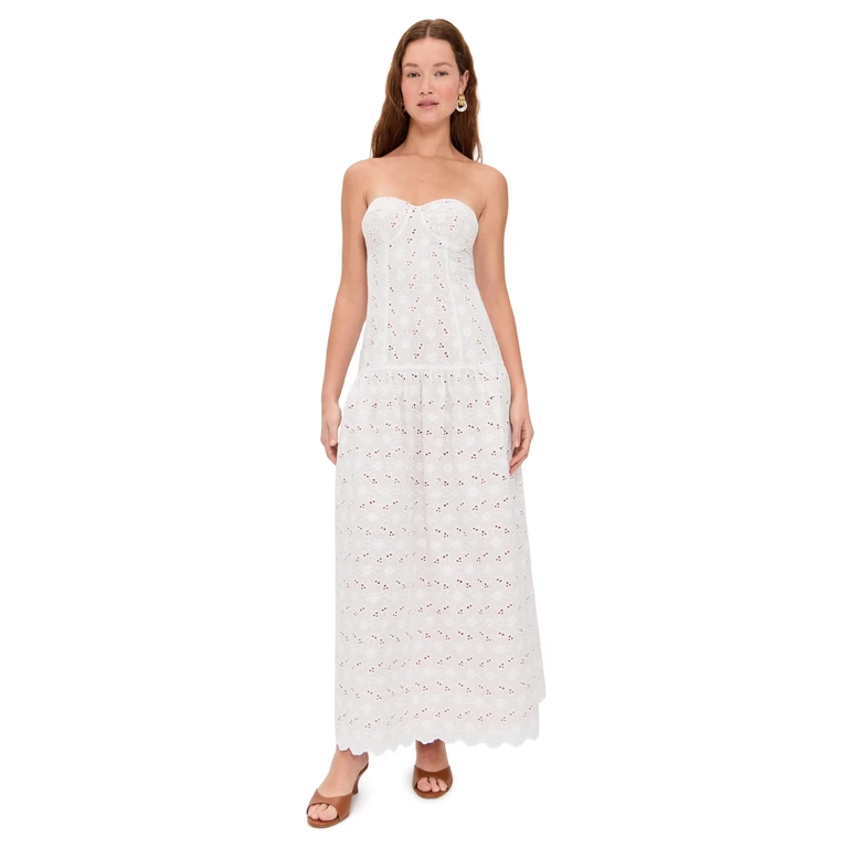 o. p.t Damaris Dress White Eyelet 8