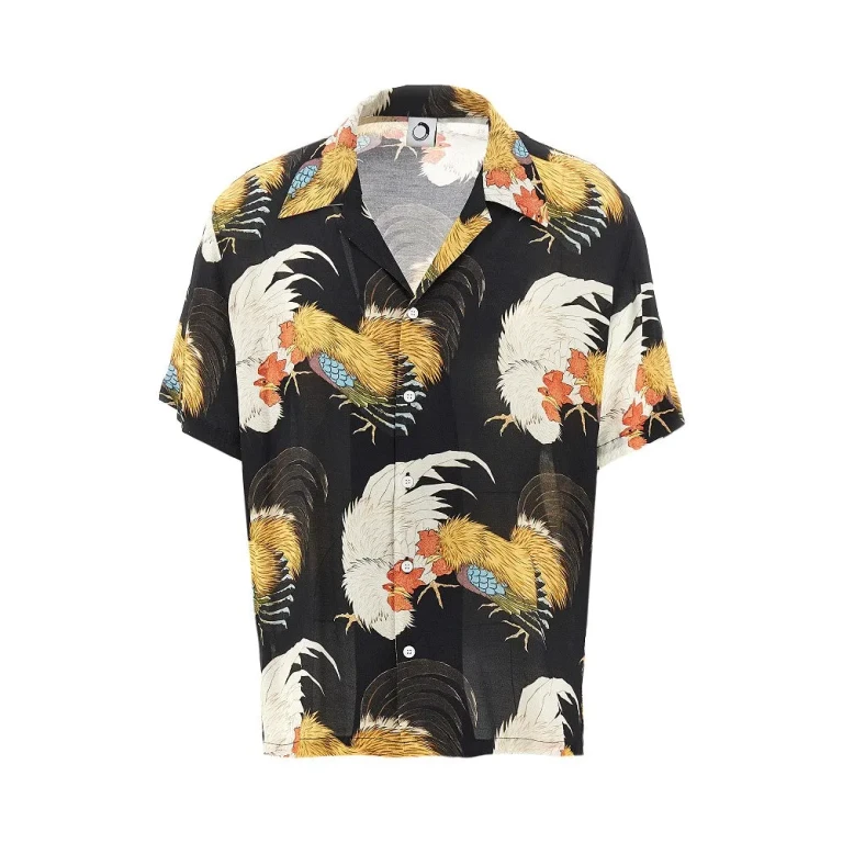 ENDLESS JOY 'Roosters' silk shirt Man M