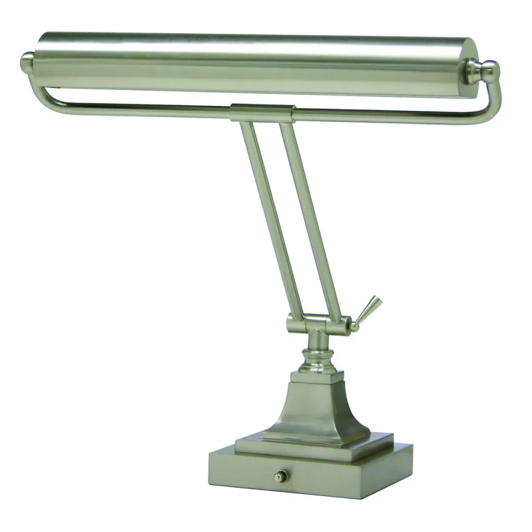 House of Troy 15" Piano Desk Lamp in Satin Brass Finish