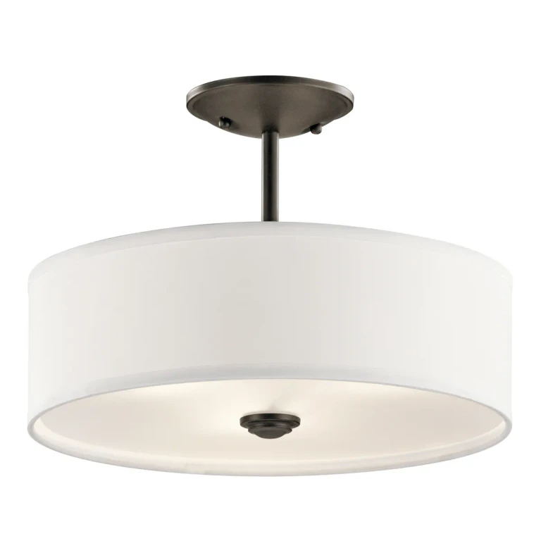 Shailene 3-Light Semi-Flush Mount in Olde Bronze