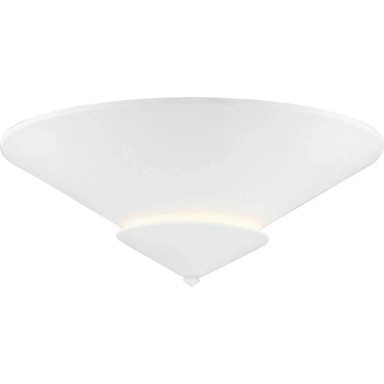 White Plaster Four Light Flush Mount from the Pinellas Collection