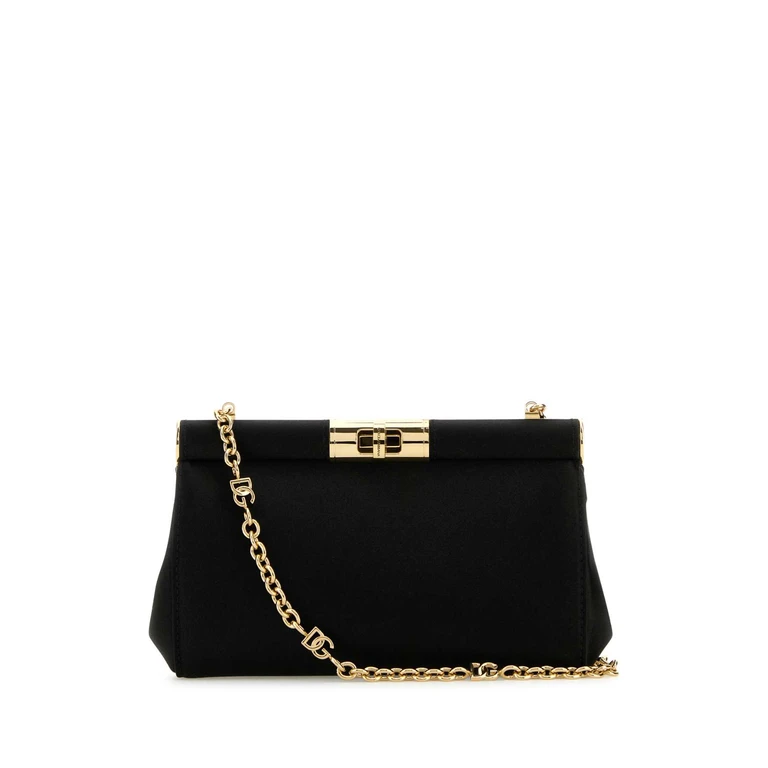 Dolce & Gabbana Satin Convertible Shoulder Bag