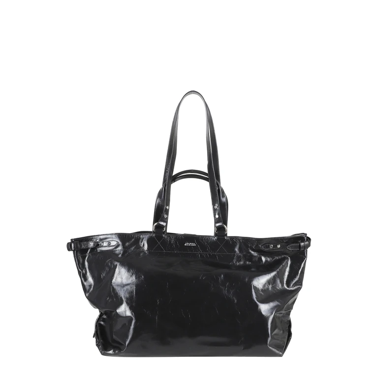 Isabel Marant Winna Tote Gb Black Cow Leather -lining1:cotton Borsa - Women