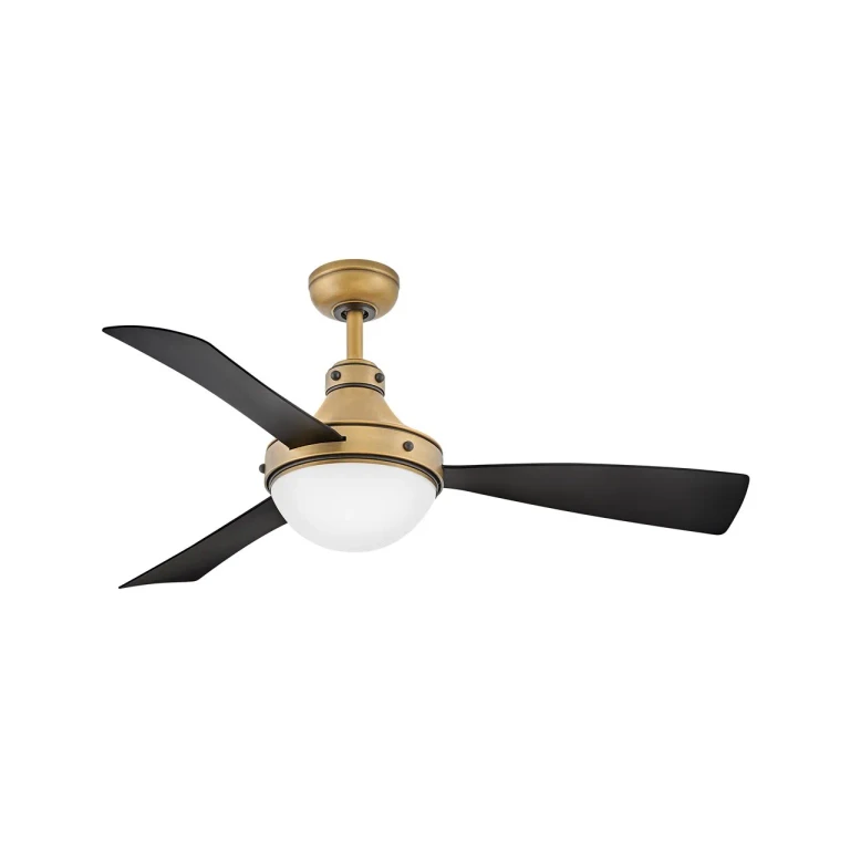 Heritage Brass 50" LED Smart Fan from the Oliver Collection