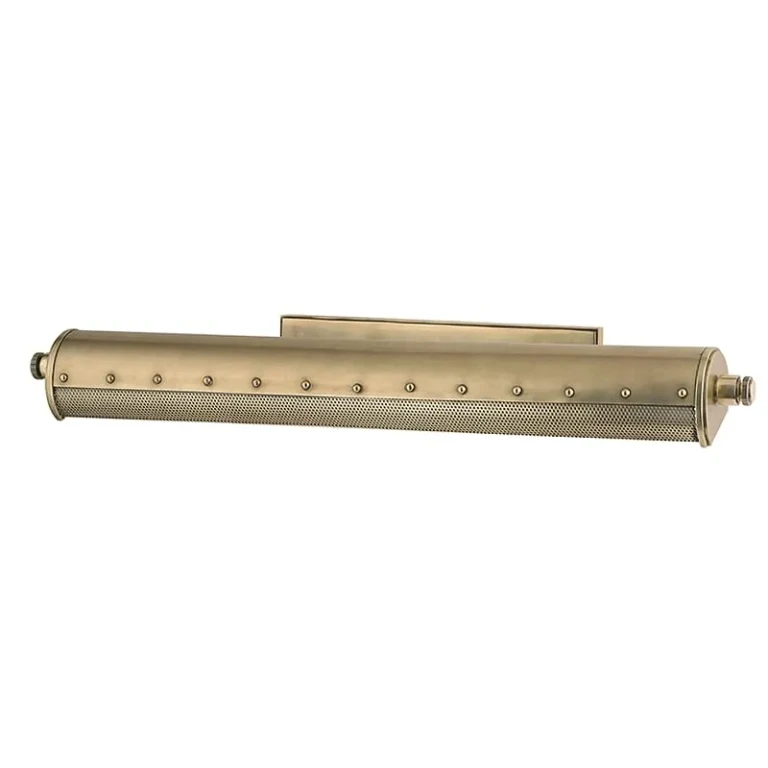 Gaines 3-Light 3" Picture Light in Aged Brass