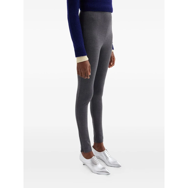 Jil Sander Trousers Grigio Scuro - Women