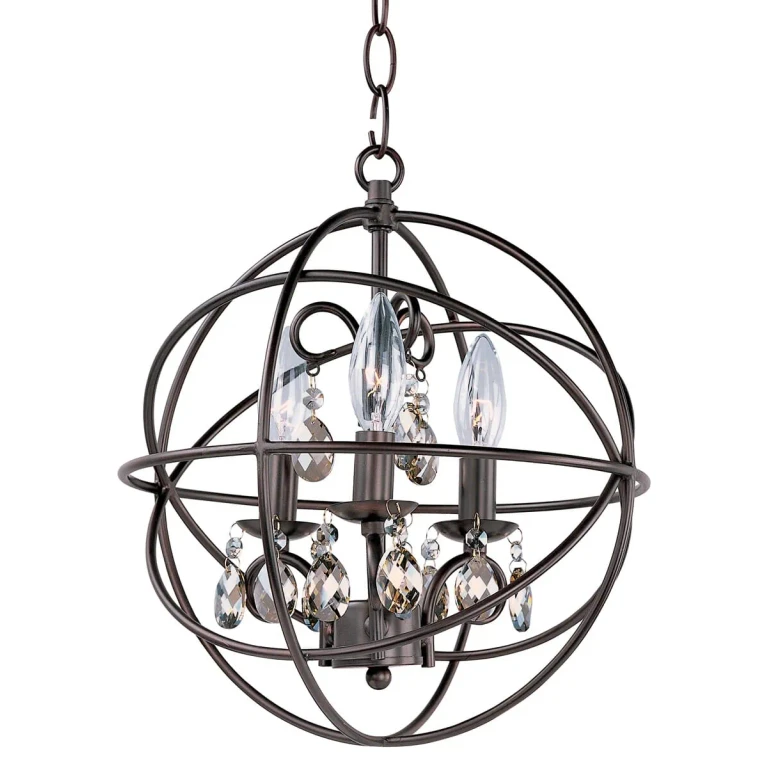 Orbit 3-Light Chandelier - Oil Rubbed Bronze