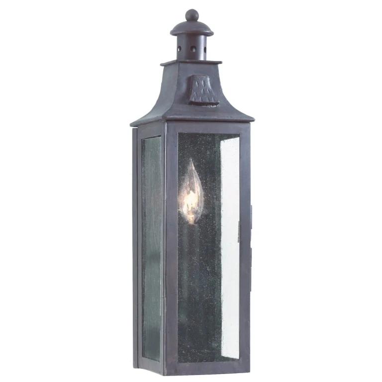 Troy Newton 18" Outdoor Wall Light in Old Bronze